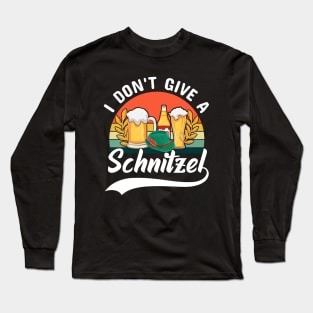 I don't give a Schnitzel Long Sleeve T-Shirt